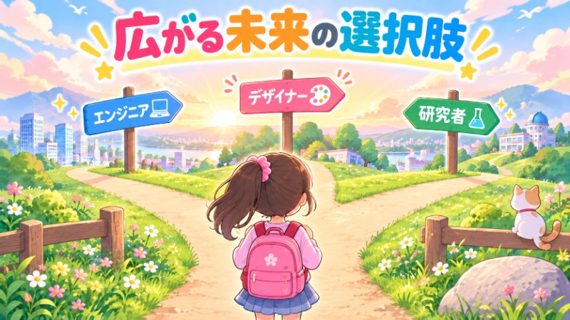 広がる未来の選択肢(エンジニア・デザイナー・研究者)